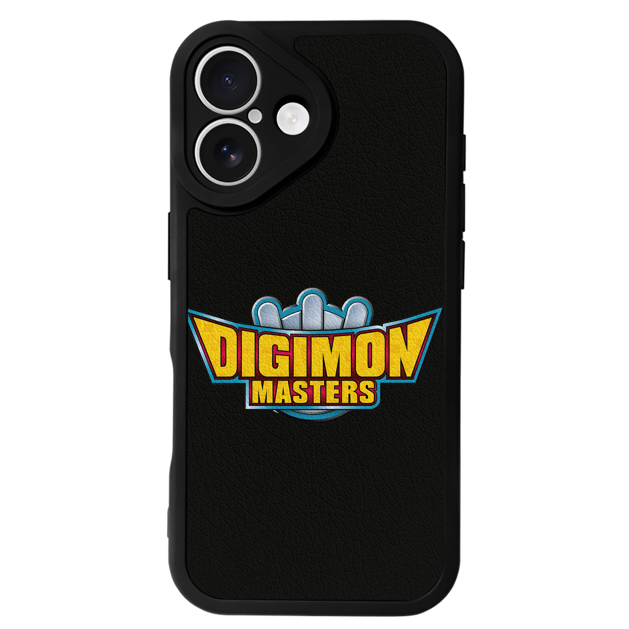 （画像用） Digimon デジタルモンスター/デジモン 【iPhone 16シリーズ対応】シリコンスマホケース（レザー調） 材質：シリコン